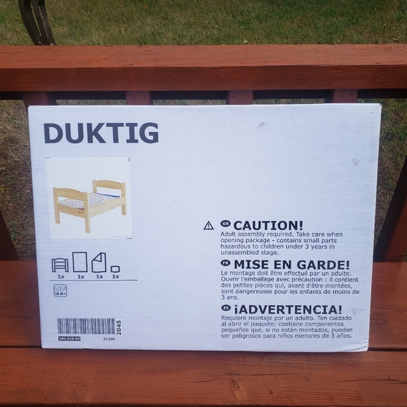 IKEA DUKTIG Pet Or Doll Bed With Bedlinen Set - Semi Opened - Picture 3 of 16